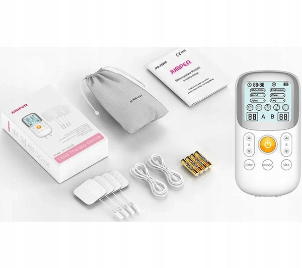 Electrostimulator for pain management, muscle stimulation Jumper JPD-ES200 Color white