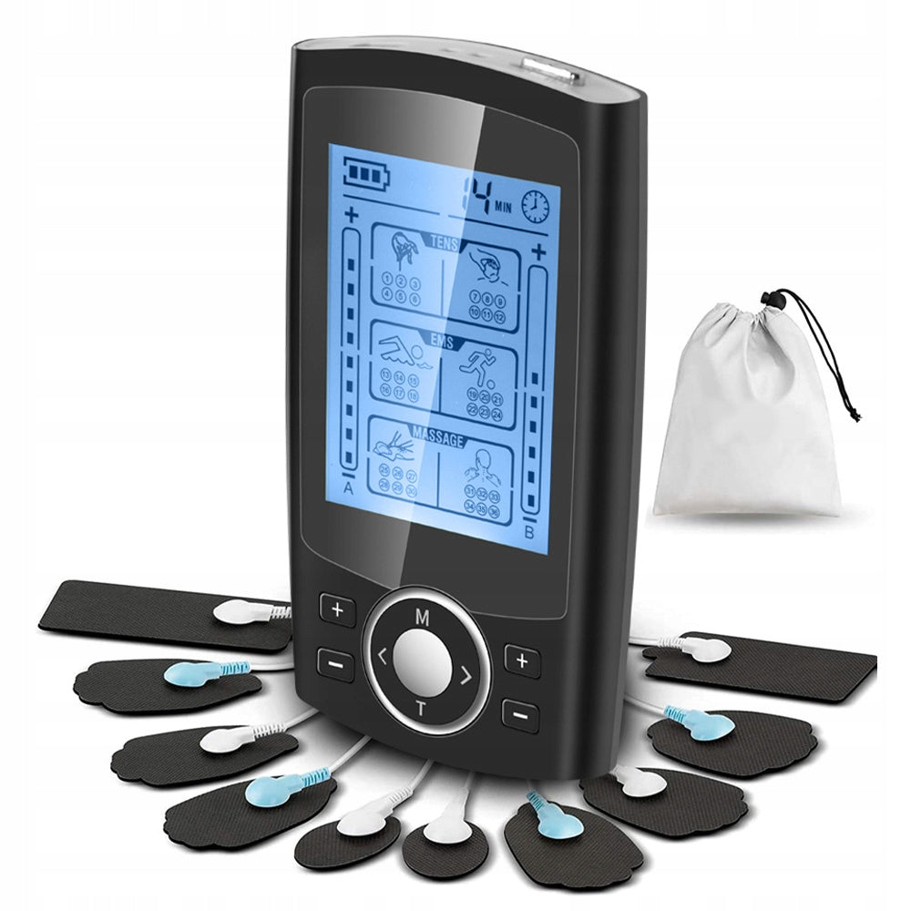 Electrotherapy TENS EMS Electrostimulator 20 Prog 36 Nerve Muscle Modes Packaging status original