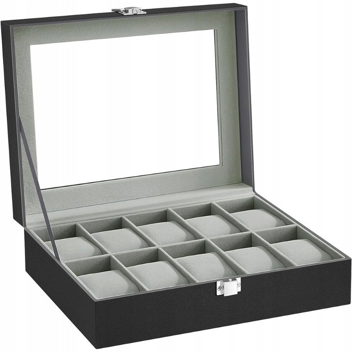 Luxus-Uhrenbox 10 Uhren Songmics 