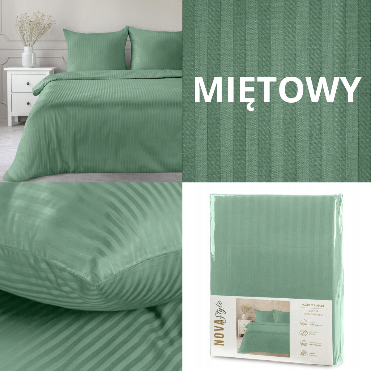 Elegant Bedding 140x200 cm set 2 el soft youth stripes colors Quilt dimensions 140x200cm