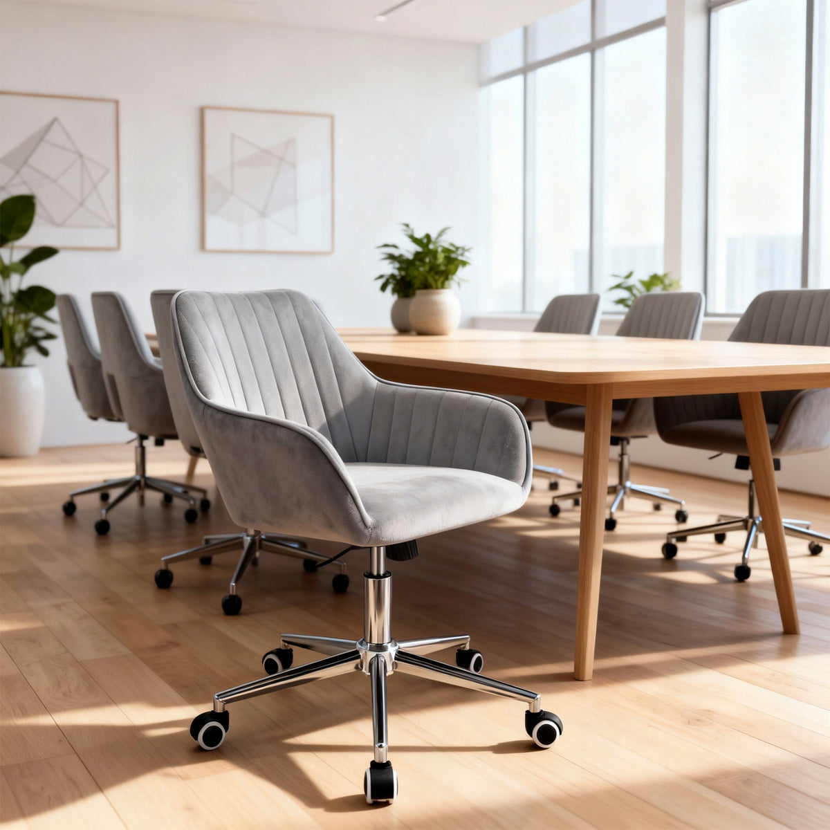 Elegant CORUM Swivel Office Chair for Office Grey Chair JUMIhome Manufacturer code CM-598782