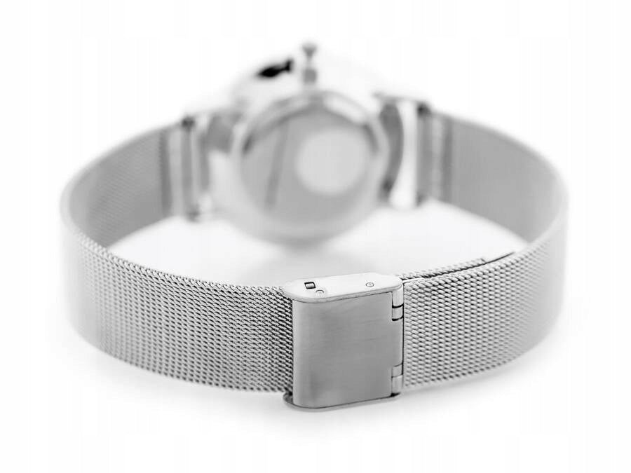 Elegant READABLE WOMEN'S WATCH PERFECT MESH Bracelet Large Numbers Manufacturer code zegarek damski klasyczny na bransolecie