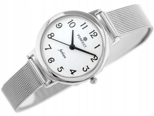 Elegant READABLE WOMEN'S WATCH PERFECT MESH Bracelet Large Numbers