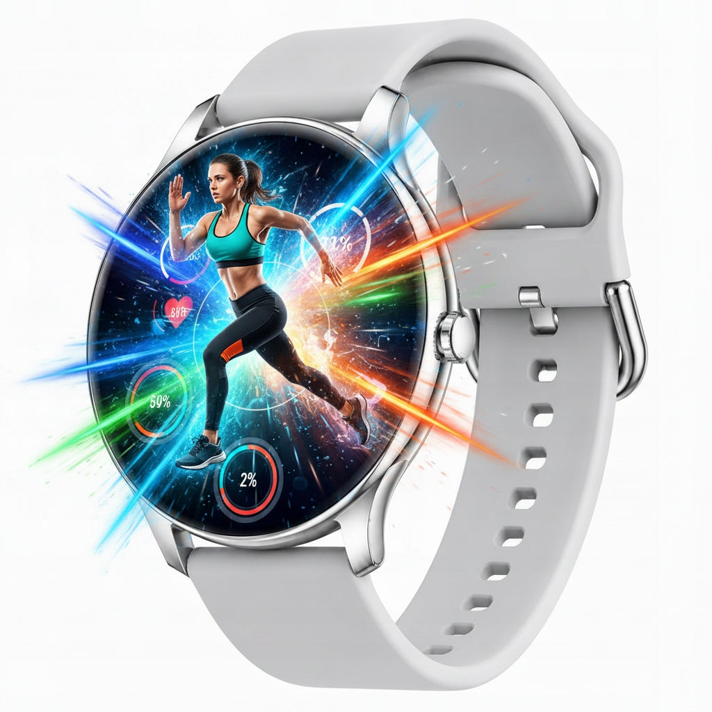 Elegant Smartwatch Women's Sugar Measurement BT Talk Activity Android iOS Packaging status original