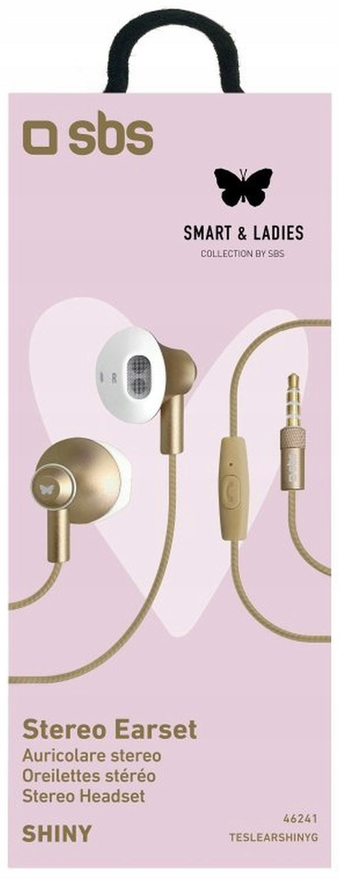 Elegant and timeless SBS Shiny TESLEARSHINYG earbuds Manufacturer code 46241
