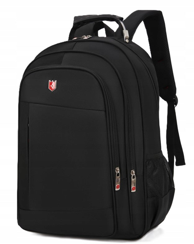 Elegant city backpack Bivacc UrbanTrail L black REINFORCED FOR LAPTOP