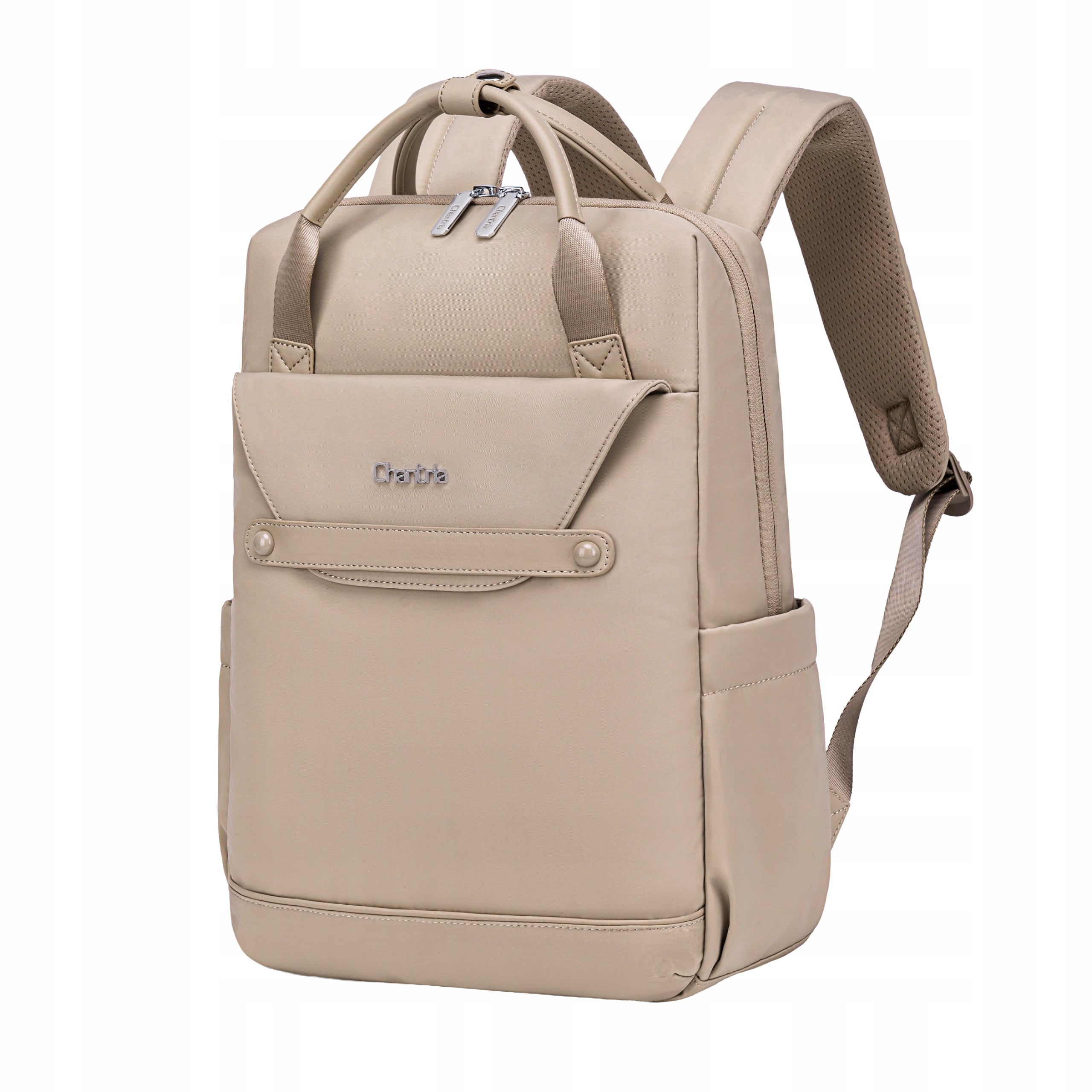 Elegant cream backpack for women business laptop 15,6 for work Brand Chantria