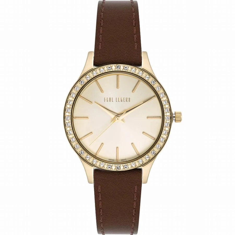 Elegant women's watch Paul Lorens TAYLOR with zircons + ENGRAVING Packaging status original