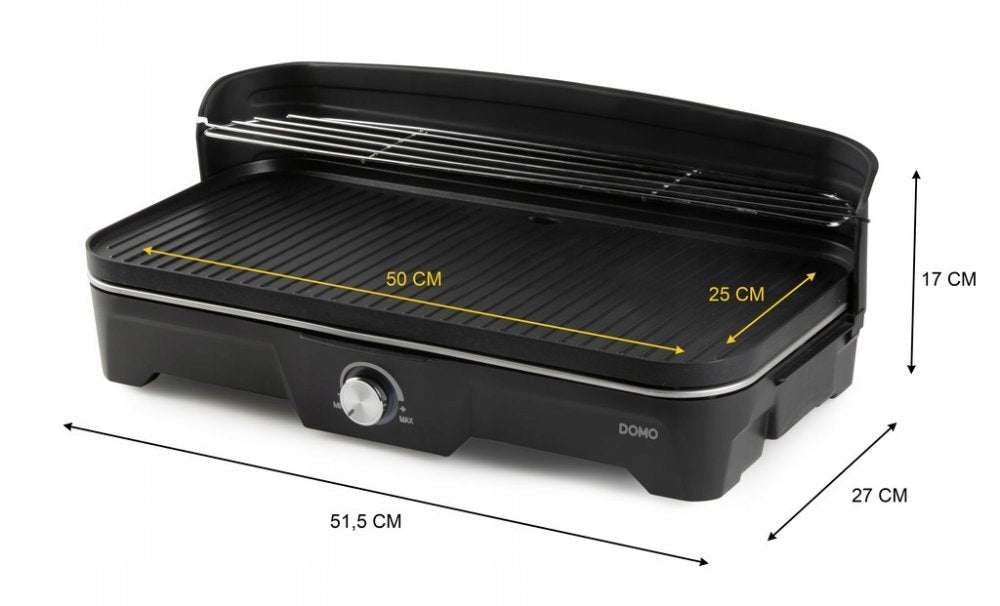 Elektrický stolní gril - DOMO DO9260G Power rating 2200 W