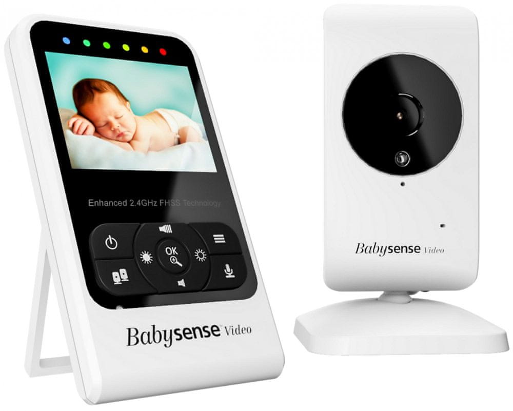 Elektronická chůvička BabySense bílá