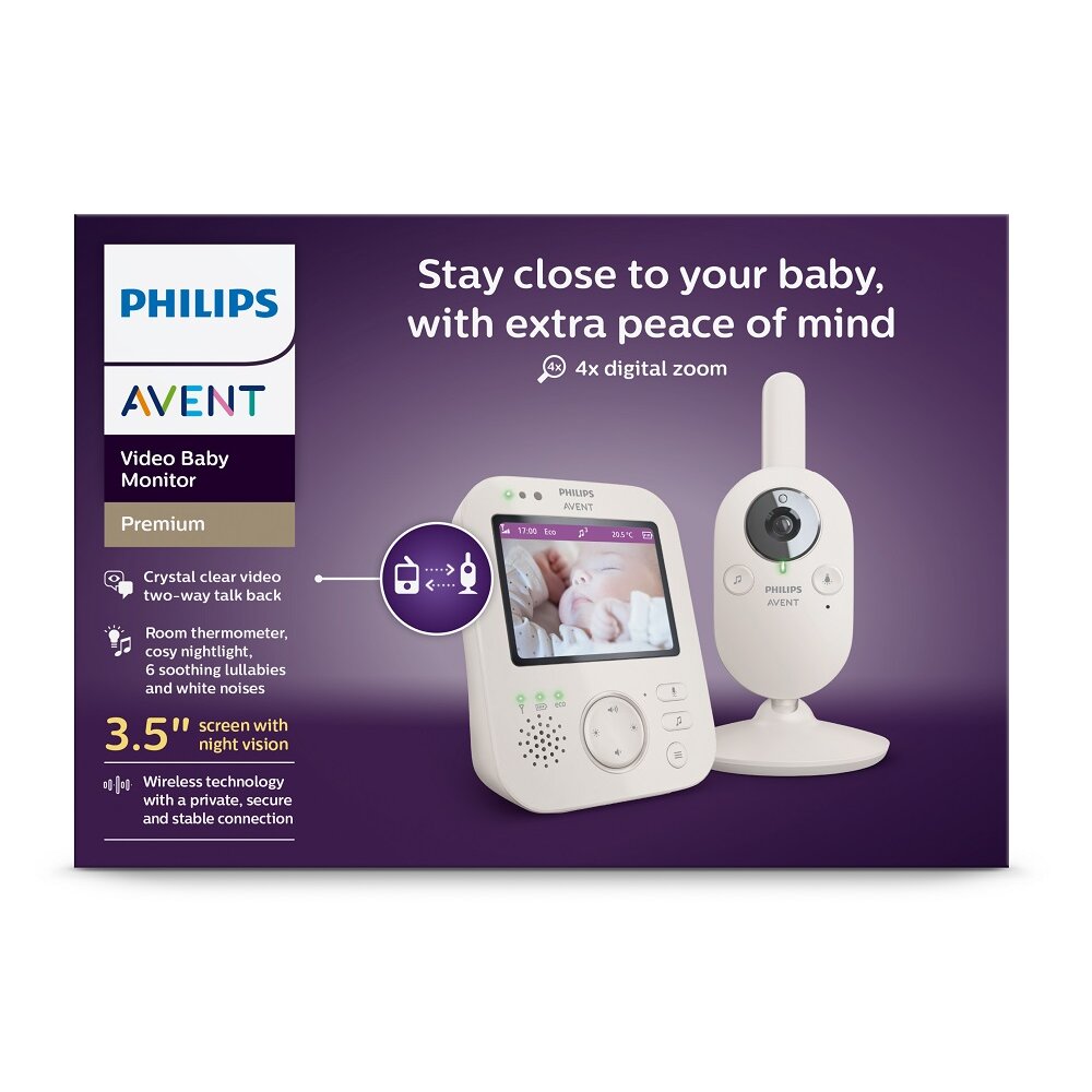 Elektronická chůvička Philips Avent bílá Manufacturer code 8596202013556