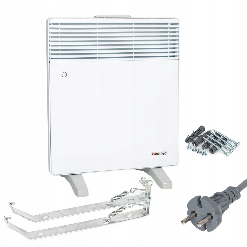 Konvektionsheizung 40 x 45 x 8 cm WARMTEC EWX-500, 500 W, weiß 