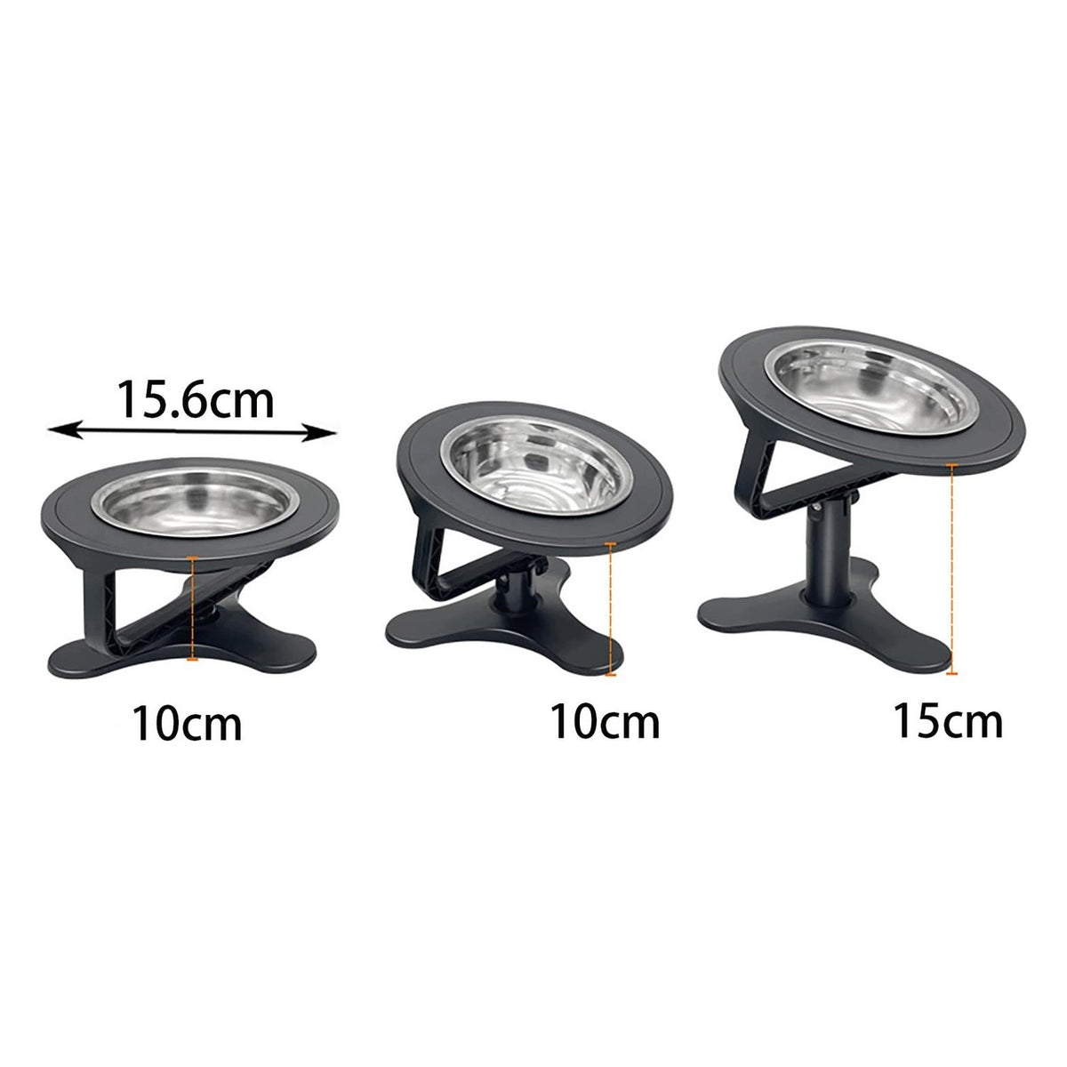 Elevated Cat Bowl - Adjustable Height - Stable Manufacturer code B0DWLDPQRQ