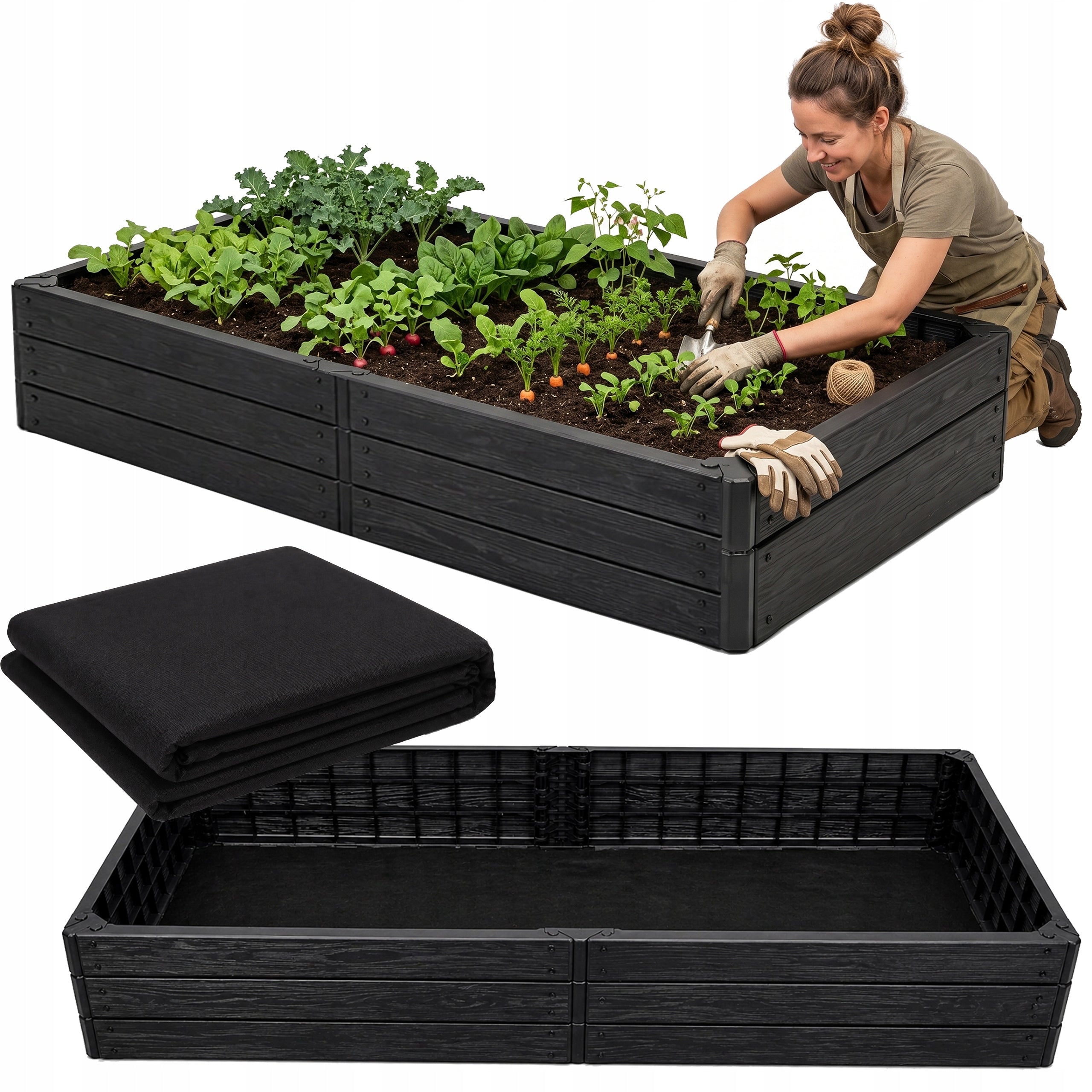 Elevated Garden Bed Discount Large Vegetable Box Vegetables and Bottom