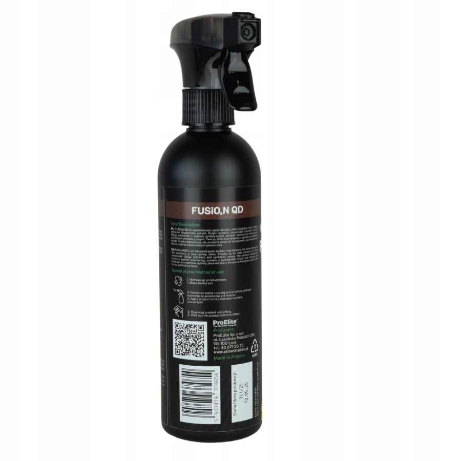 Elite Detailer Fusion QD 500ml – Quick Detailer with Hydrophobic Effect EAN (GTIN) 5907479374654