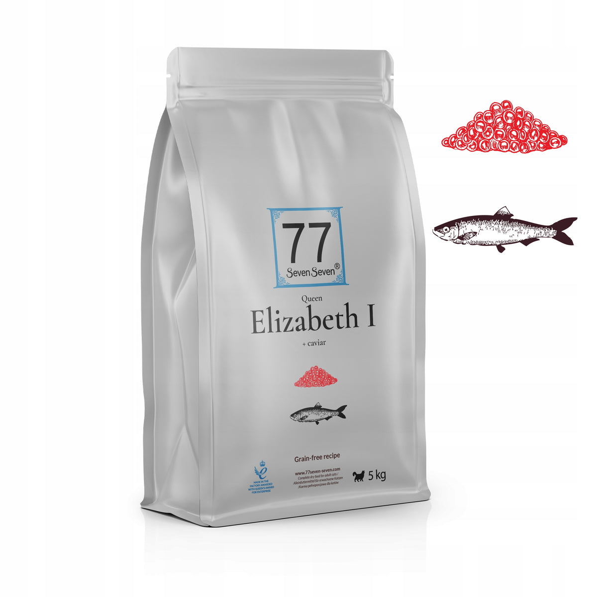 Elizabeth I 5kg with fish and caviar 77 Seven Seven
