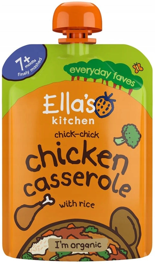 Ella's Kitchen BIO Lunch Roasted Rice with Chicken from 7 months of Life 130 g