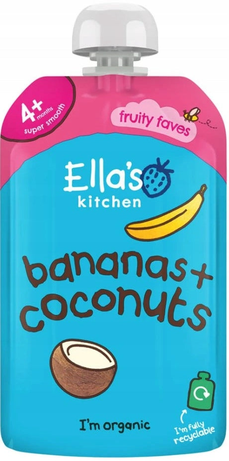 Ella's Kitchen Bio Banana and Coconut Dessert from 4 Months Onwards 130 g