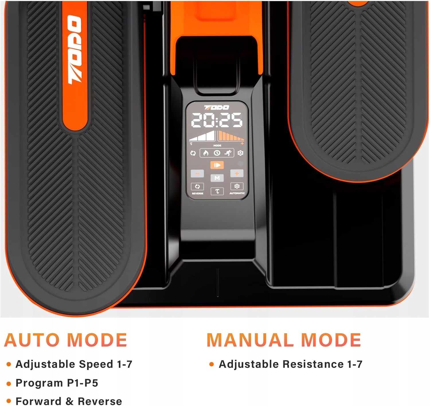 Elliptical elliptical cross trainer TODO mini electric 7 resistance levels remote control application Manufacturer code mini