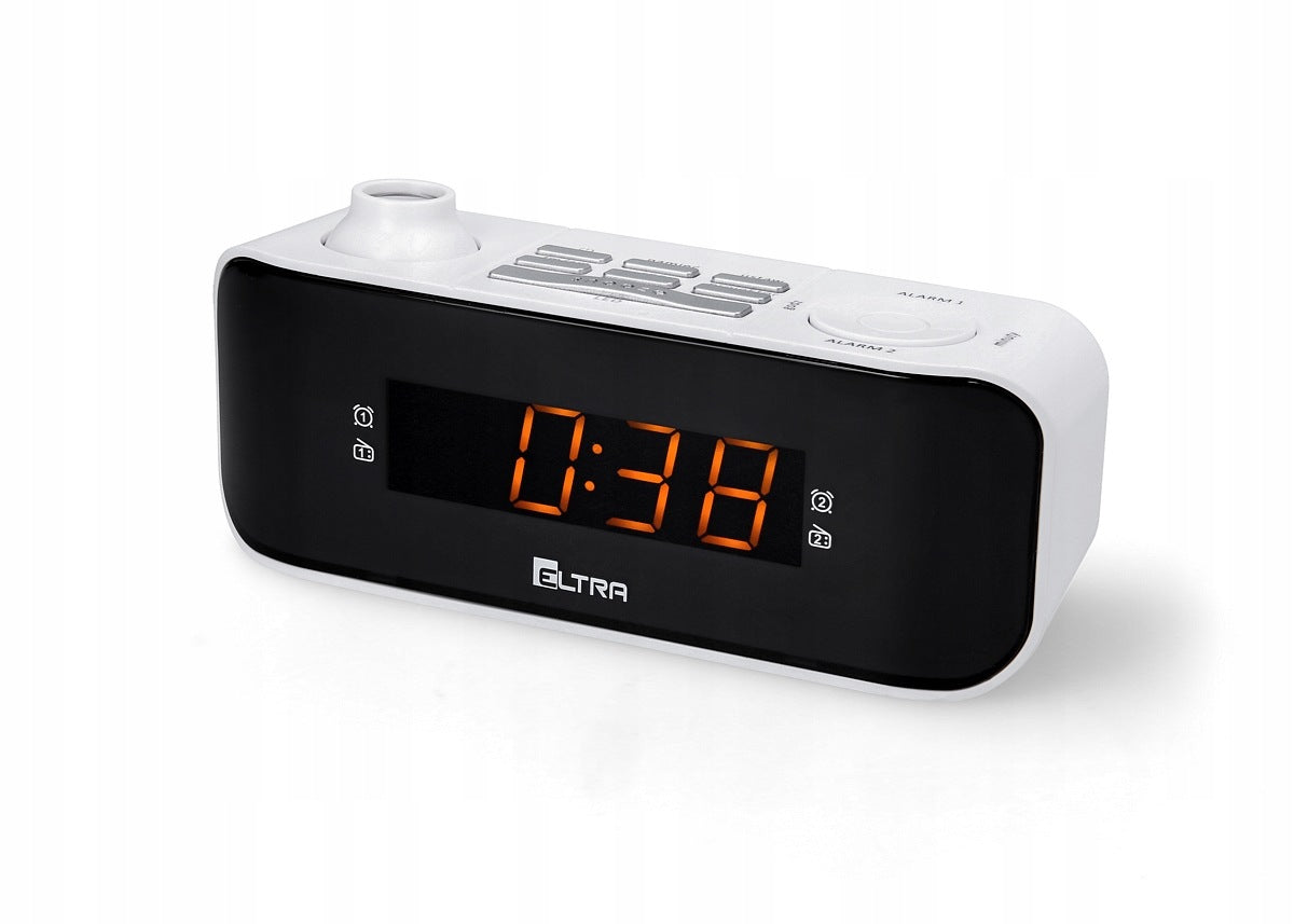 Eltra radio alarm clock Kasia with LED display projector brightness adjustment Manufacturer code 203P