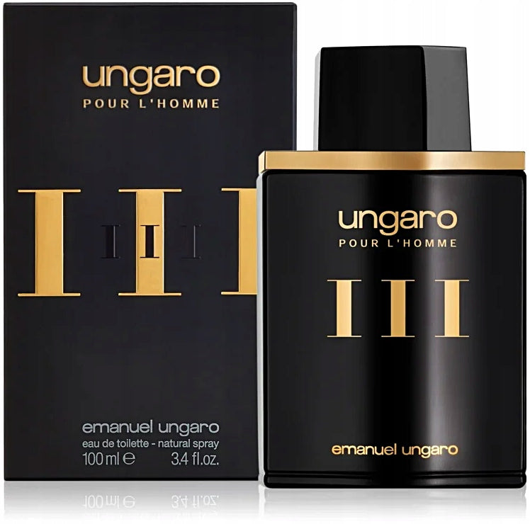 Emanuel Ungaro Pour L'Homme III Eau De Toilette 100ml Brand Emanuel Ungaro