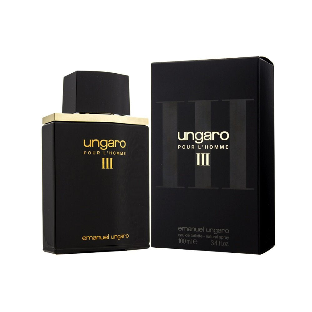 Emanuel Ungaro Pour L'Homme III Eau De Toilette 100ml Packaging status original