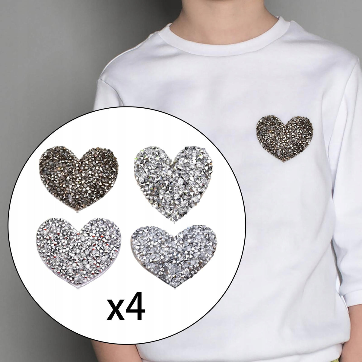 Embroidered Patches For Clothing T Silver 16Pcs Color other