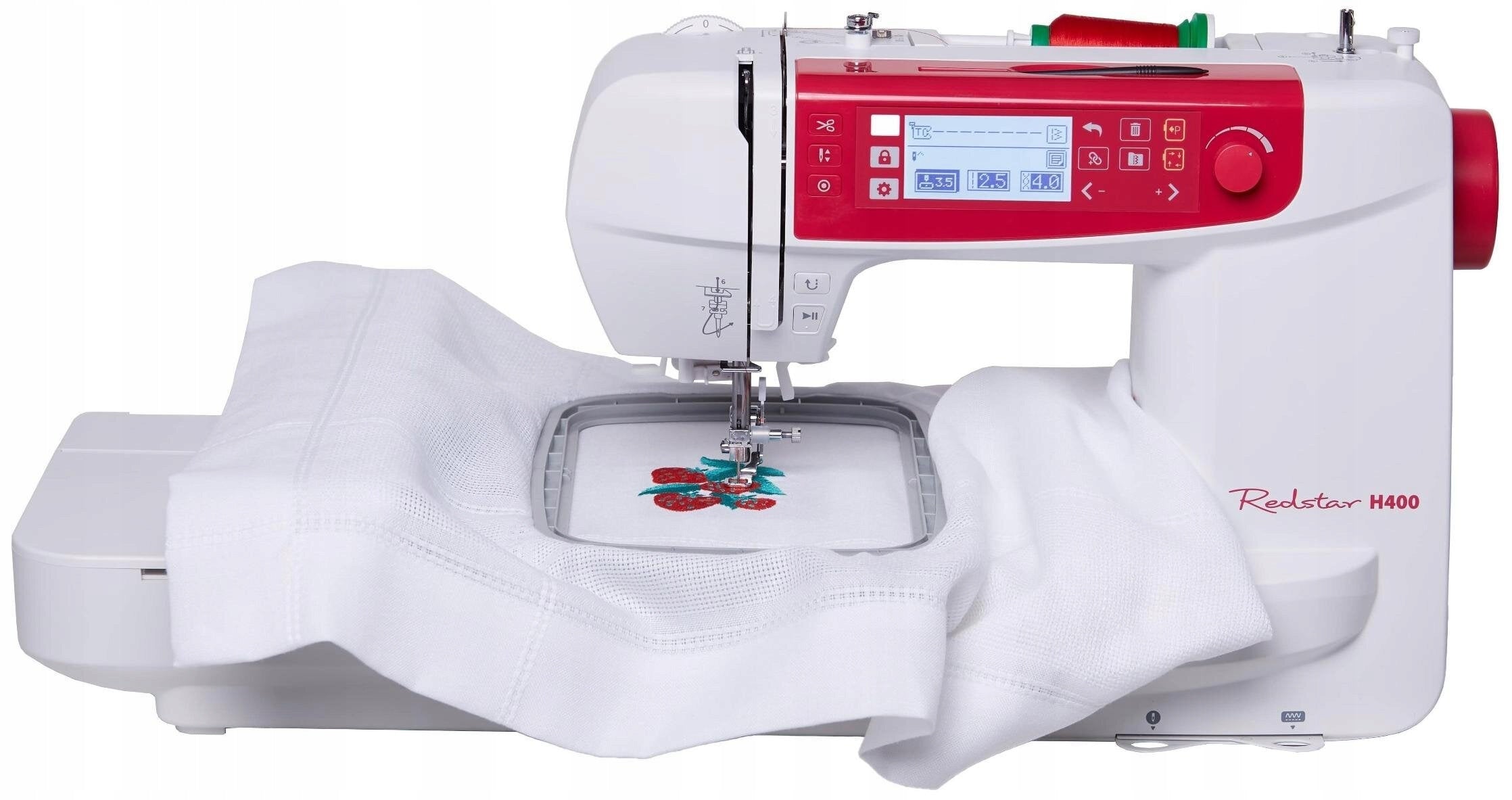 Embroidery machine REDSTAR H400 + Program for embroidery and 100 embroidery freebie Model H400