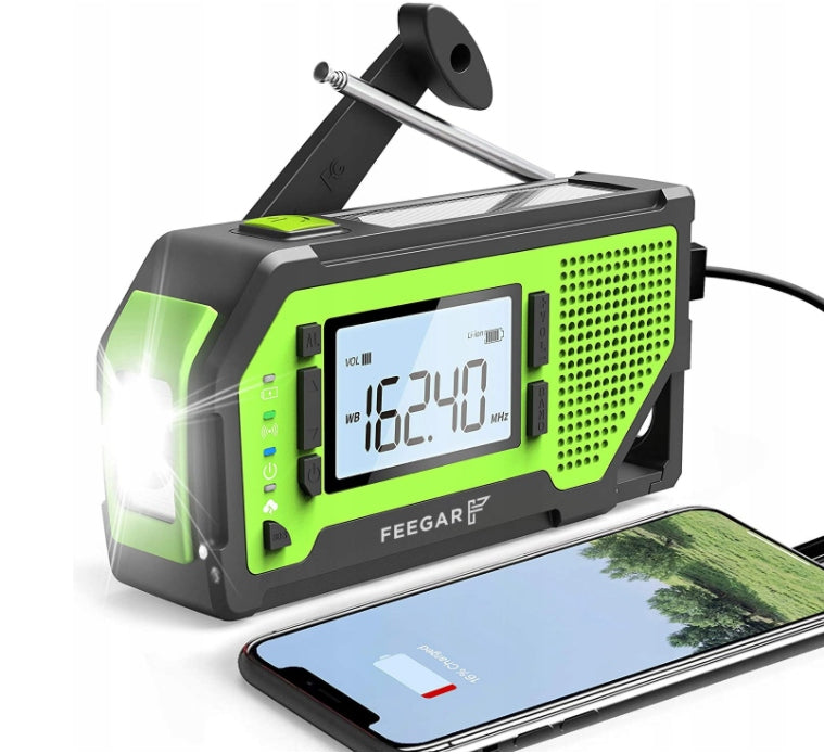 Emergency Solar Construction Radio Feegar Network or Battery Operated AM FM SOS EAN (GTIN) 5908274802380