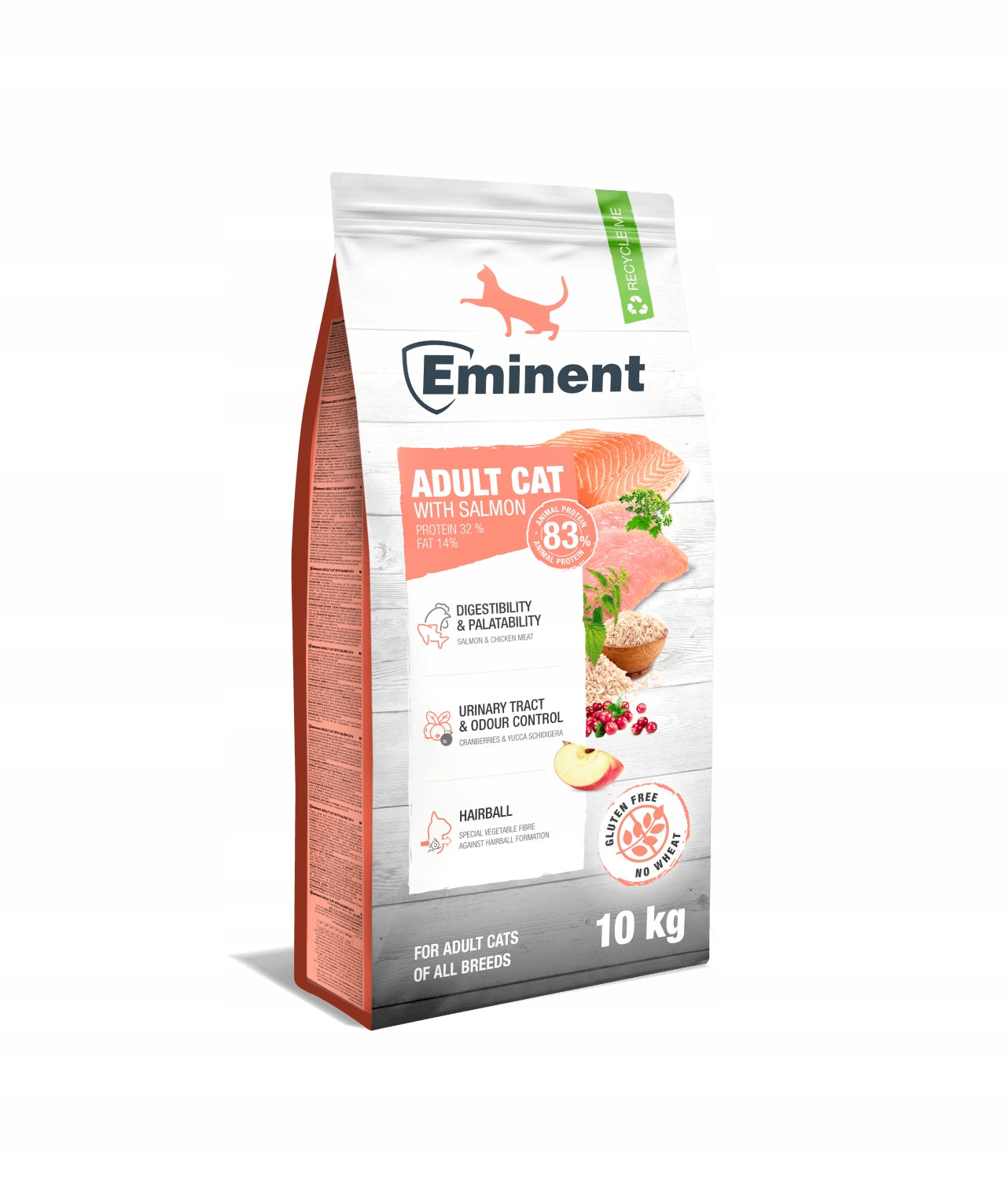 Eminent Cat Premium Adult Salmon 32/14 10kg Manufacturer code 8591184005346