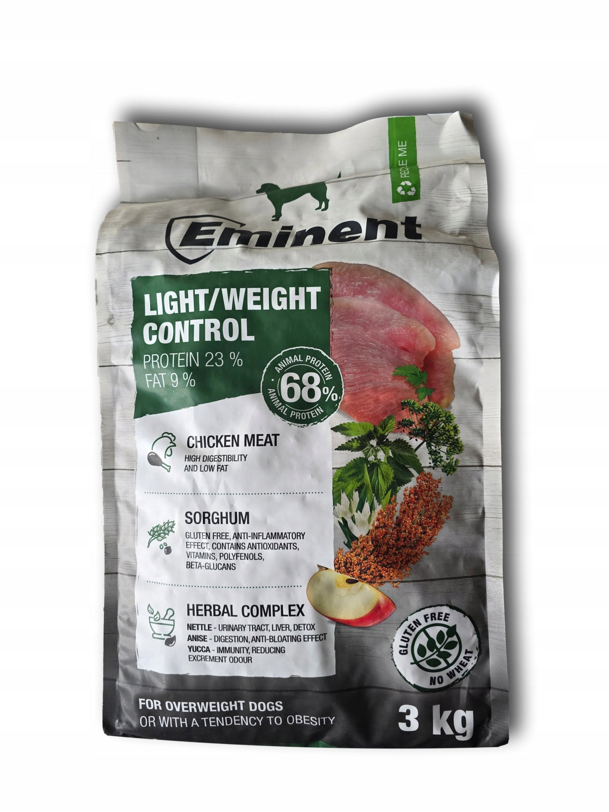 Eminent Lightweight Control 3kg for Overweight Dogs and Dogs Prone to Obesity Brand Eminent