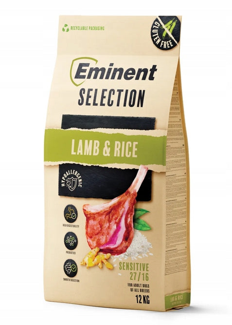 Eminent SELECTION Gluten Free SENSITIVE Lamb & Rice 27/16 12kg