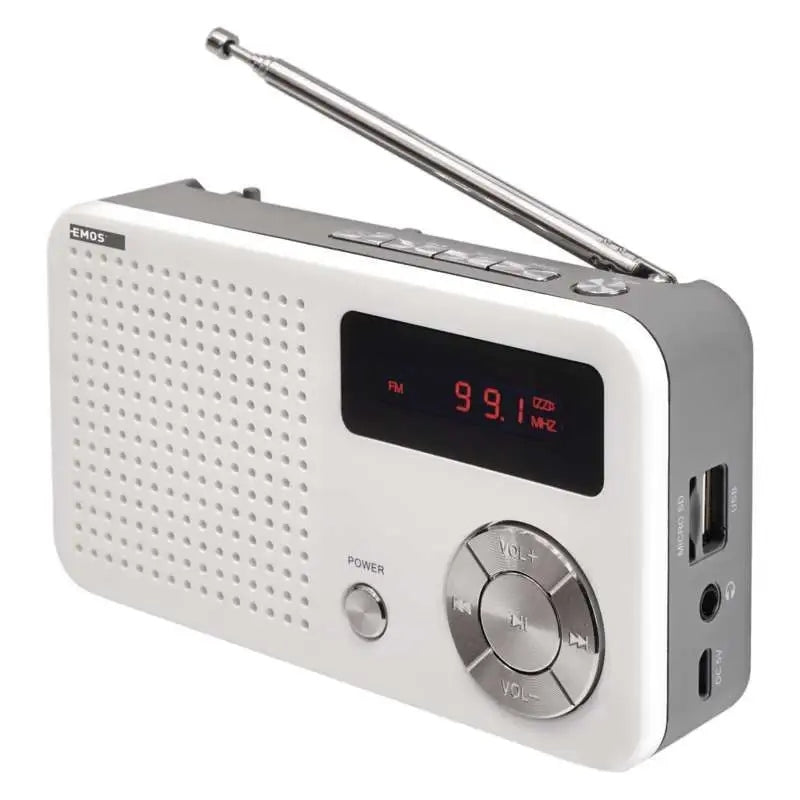 Emos EM-213 mains-powered FM battery radio