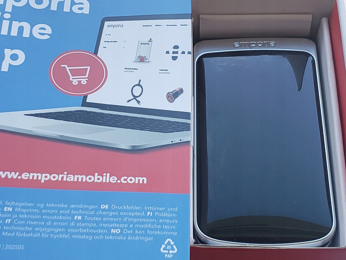 Emporia TOUCHsmart 2 512 MB 4G (LTE) black without lock set Charger included yes