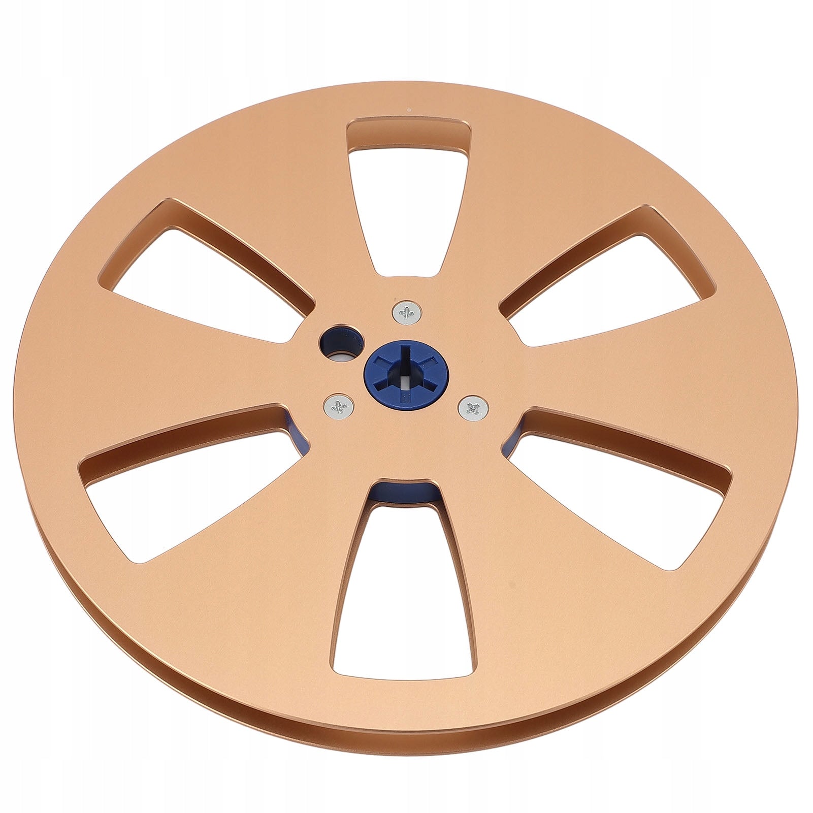 Empty Spool with Tape, 6-Hole Sound Tape Empty Spool 7 Inches Per Tape