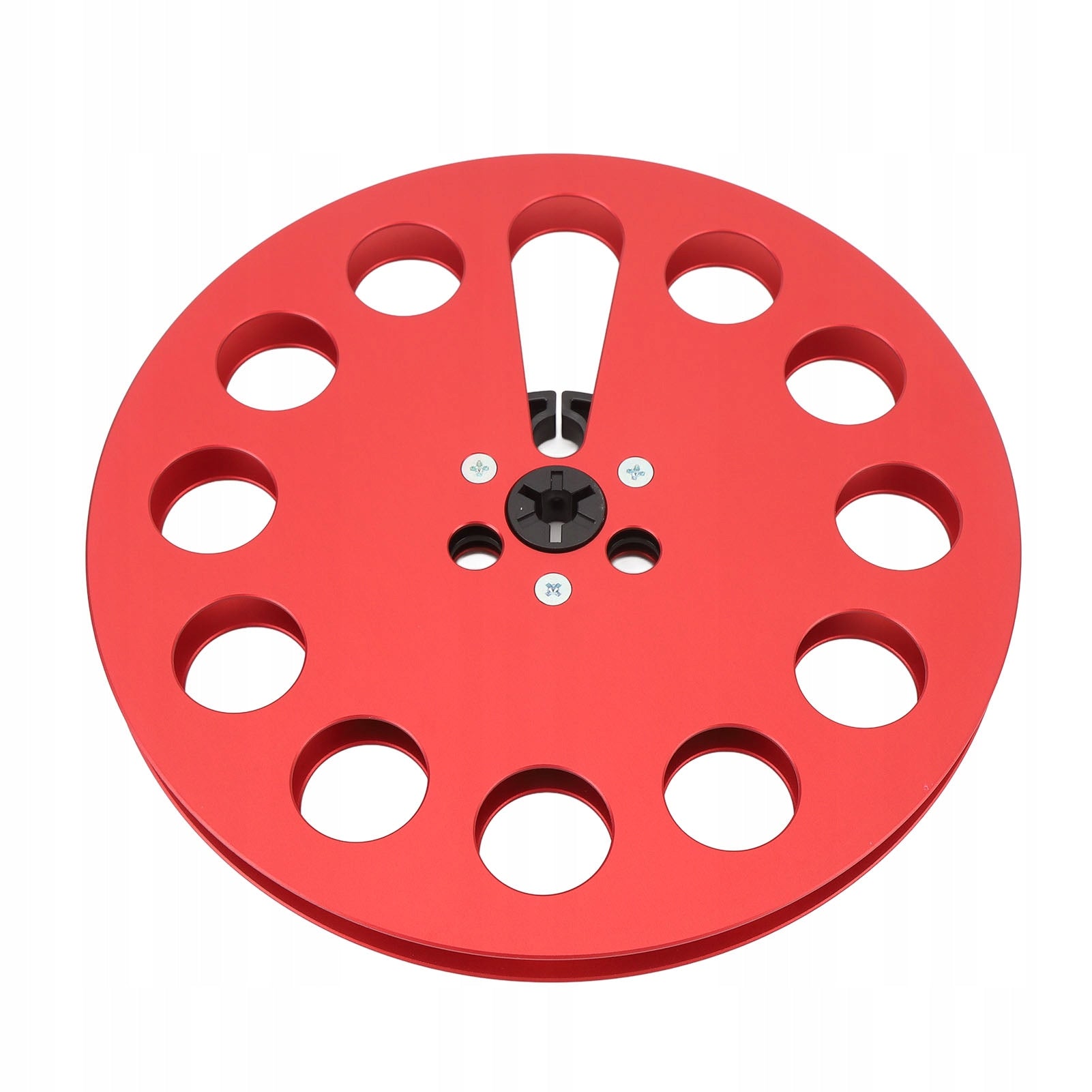 Empty sound tape spool, 1/4 hollow aluminum alloy tape spool d