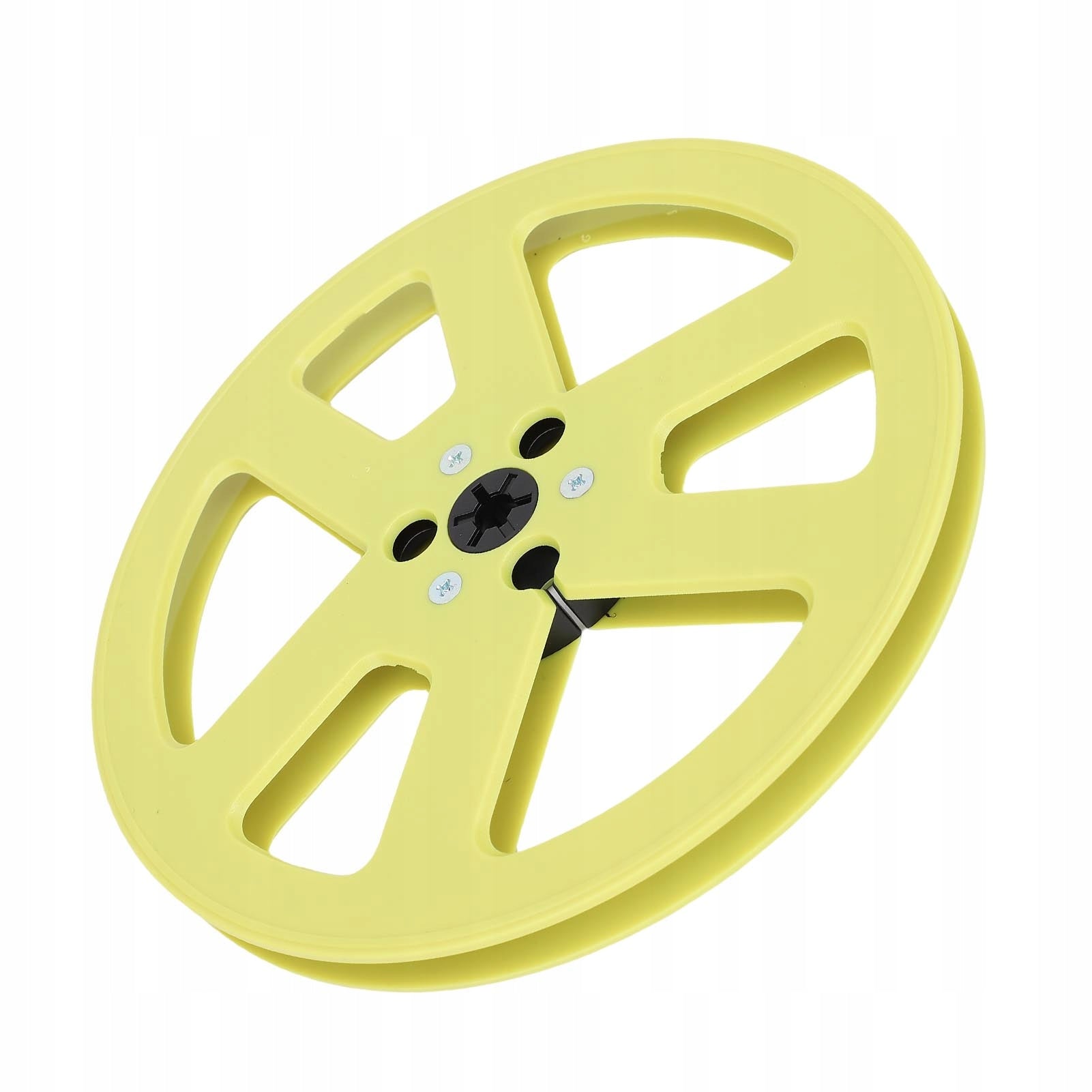 Empty spool with tape, tape recorder spool 6 holes 7 inches for 1/4 c tape Brand no brand