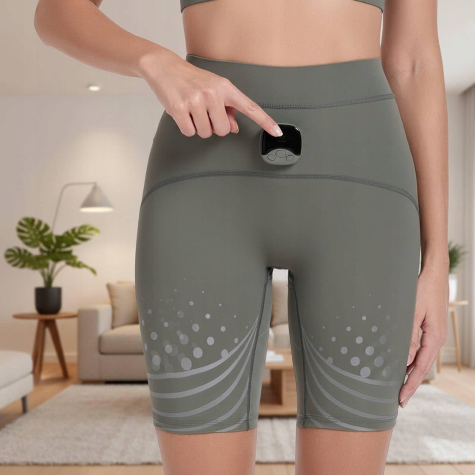 Ems Hip Massager Portable Muscle Device Electric Glute Shaping Gray Chinese Packaging status original