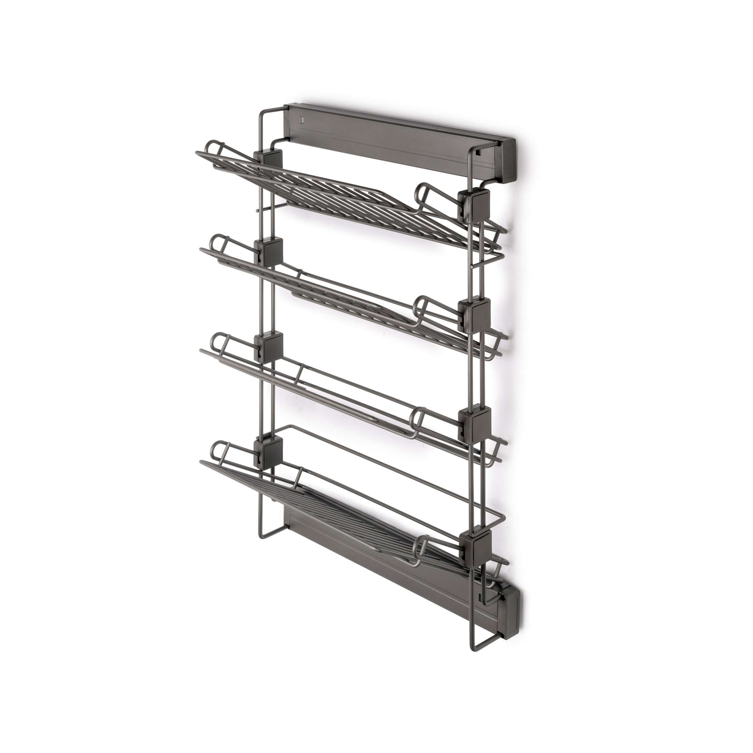 Emuca Retractable Shoe Shelf for Quartz Closet and Walk-in Wardrobe, Right