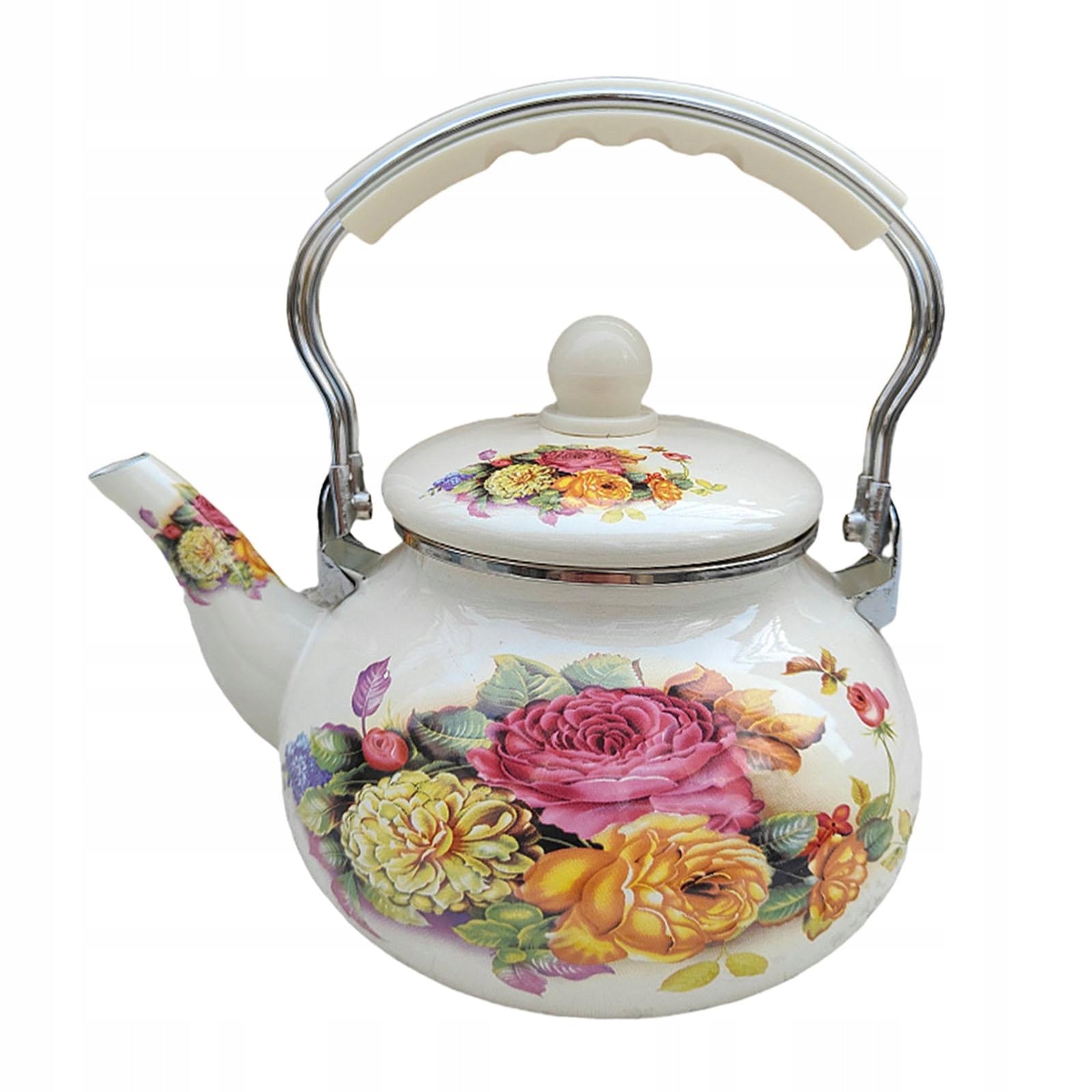 Enamel Tea Kettle with Handle Large Capacity Water Pitcher for Style F Brand no brand