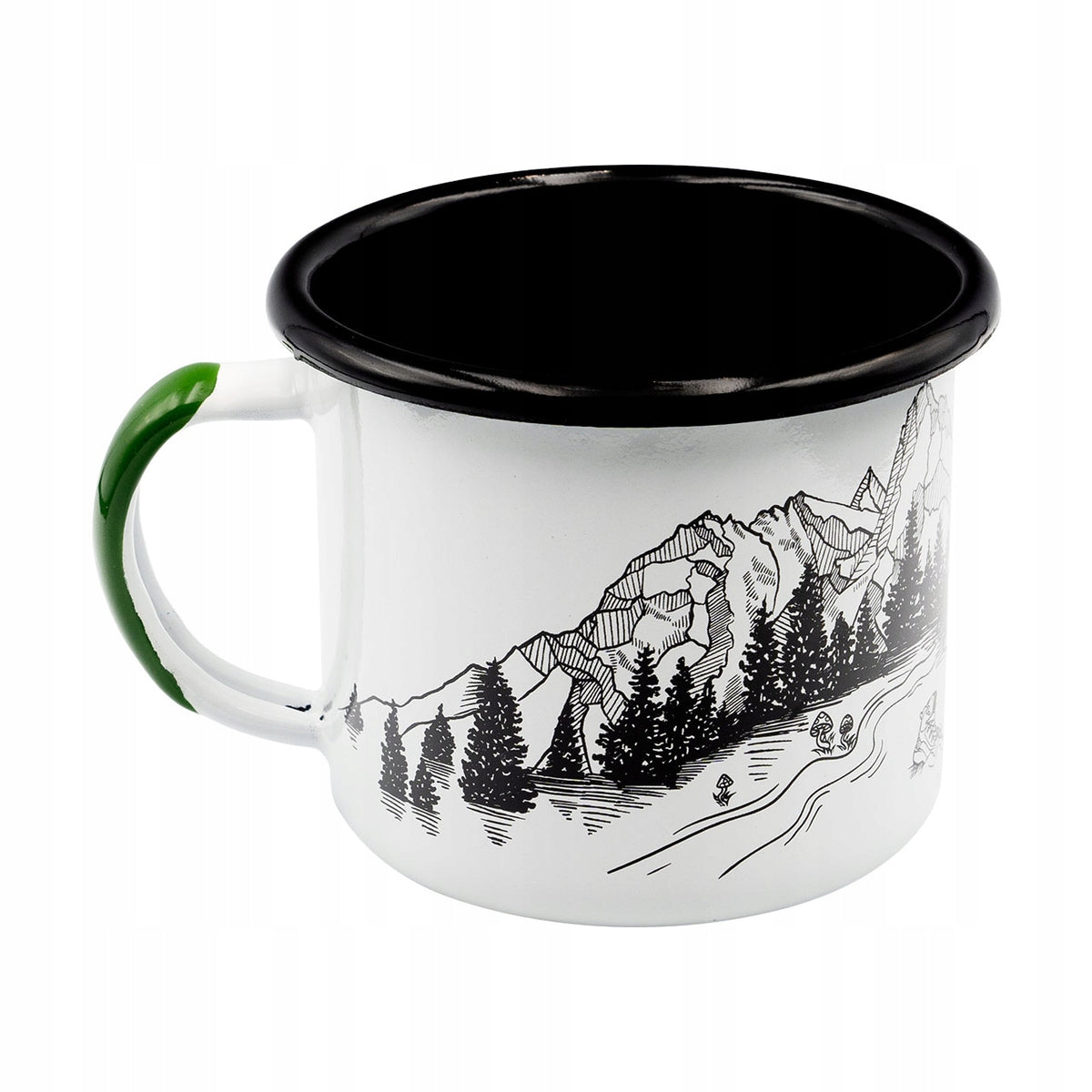 Enamel mug ALPINUS TOURIST BEAR TATRA MOUNTAINS 350ml