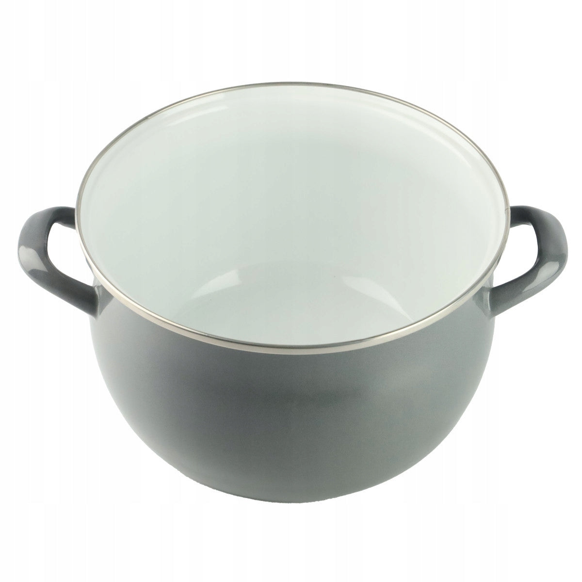 Enamel pots set of enamel pots grey Helena 10 elements Material enamel