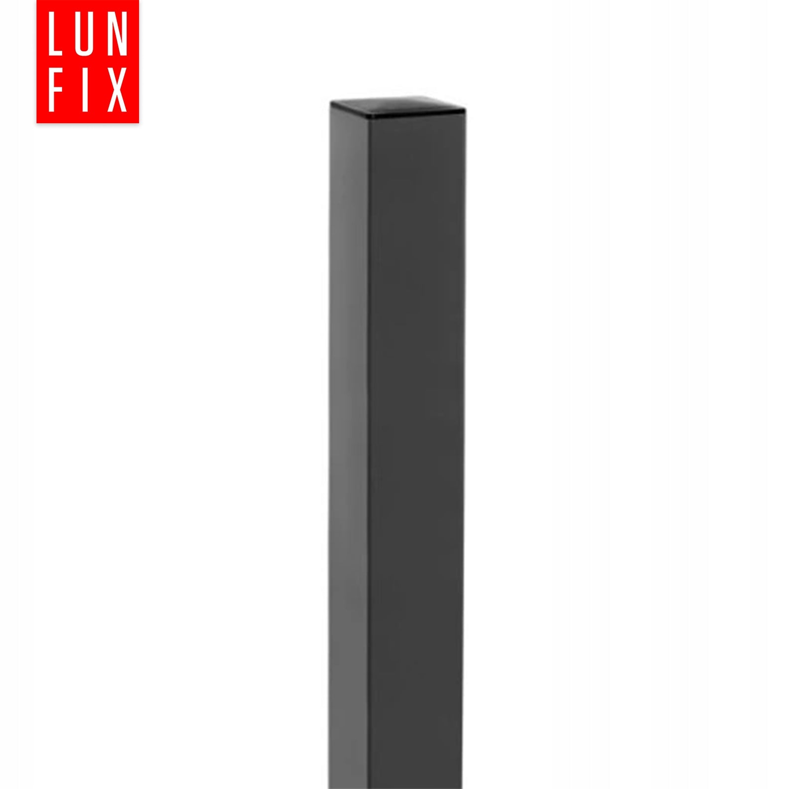End caps for profiles 60x40 black rectangular plastic 10pcs. Height 170 mm