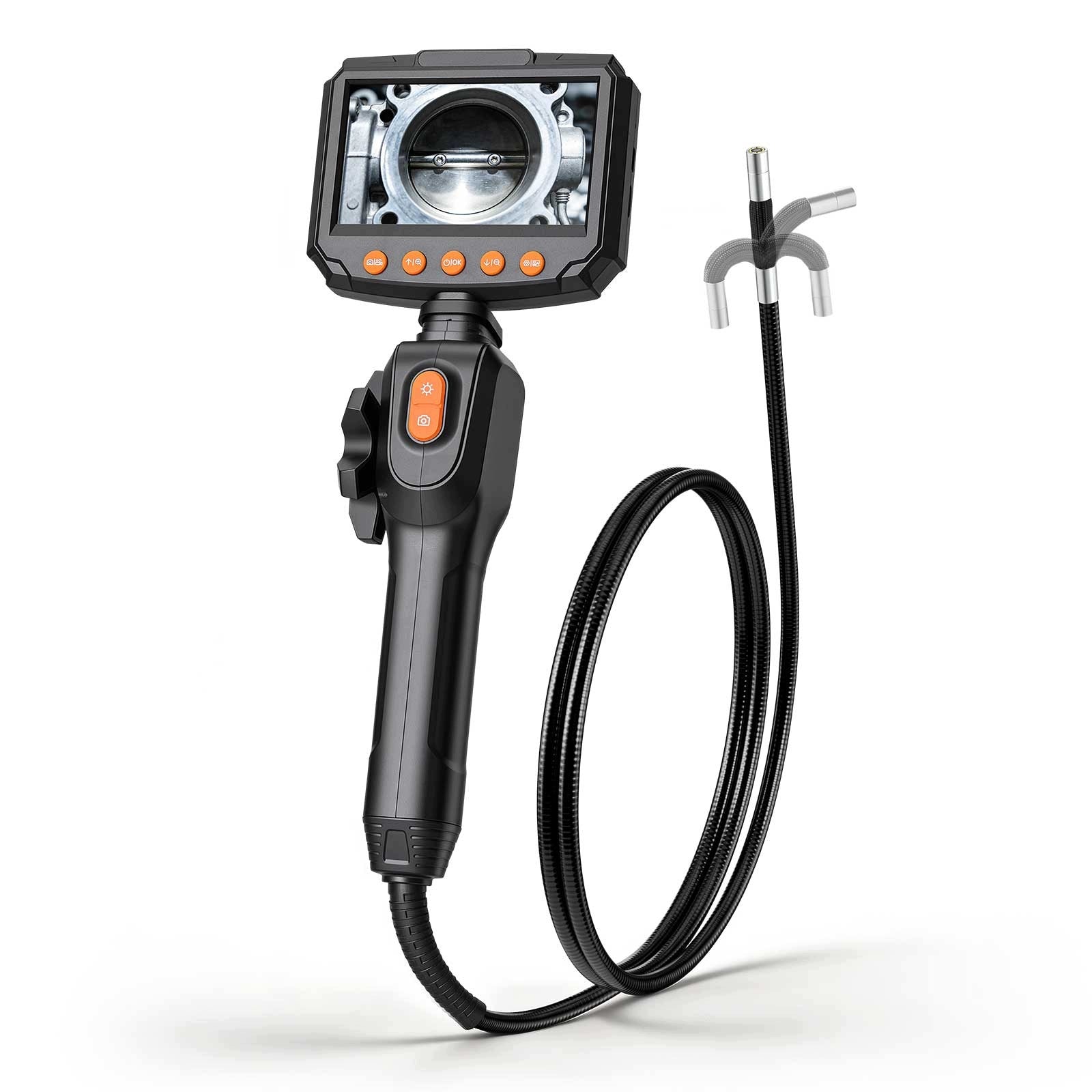 Endoscope Camera With Two-Way Moving Head And 4,3" Display