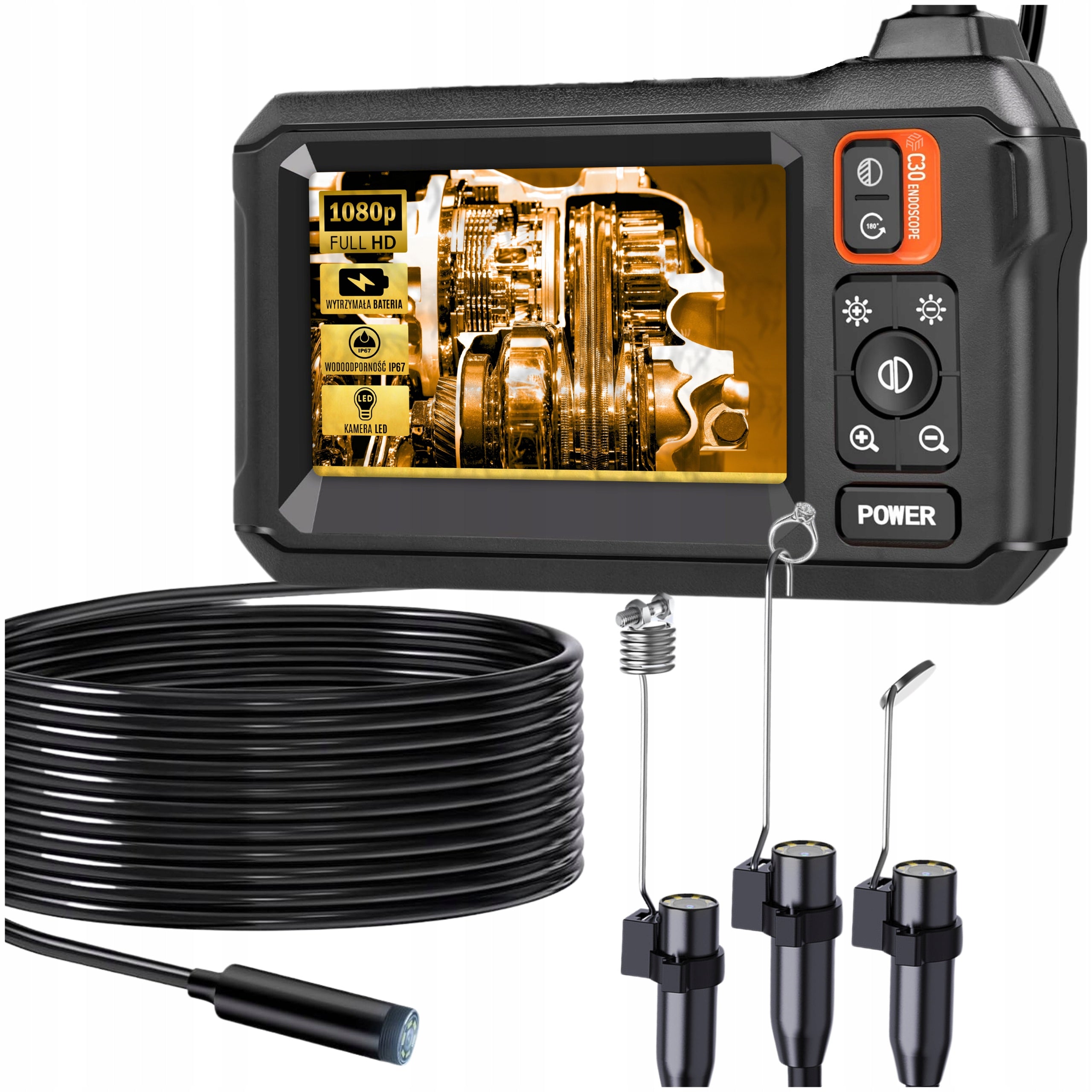 Endoscope Inspection Camera 1080p 5m Wireless Industrial Kit EAN (GTIN) 5907255340118