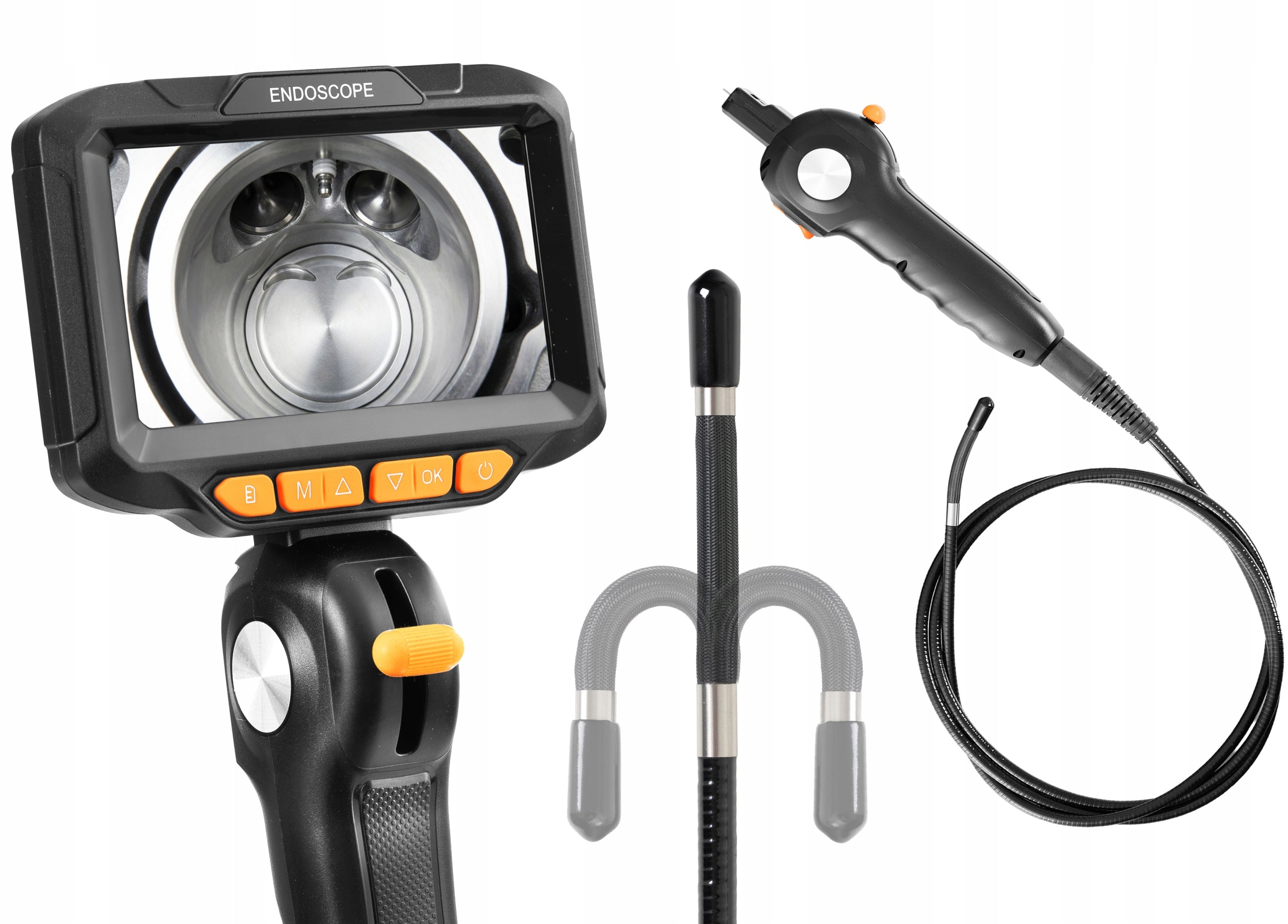 Endoscope Inspection Camera Moving Head 360 6mm For Engine Tube Borescope