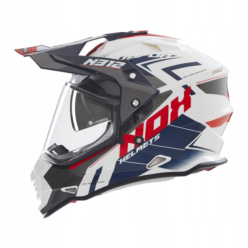 Enduro Quad Motorcycle Helmet N312 Vapor Glass Blenda Helmets Under Intercom XS
