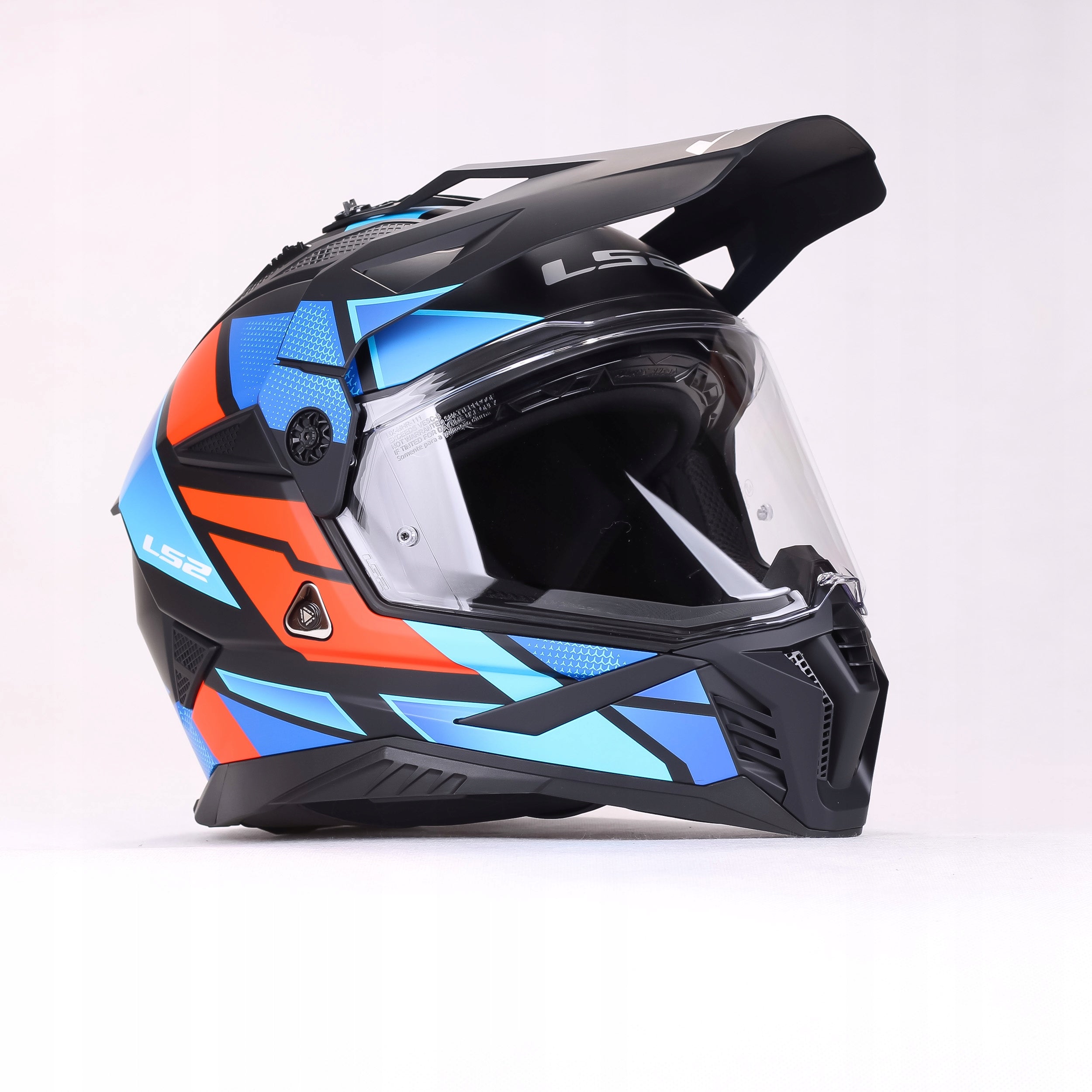 Enduro cross off-road helmet LS2 MX702 PIONEER II Block red blue EAN (GTIN) 6942141788505