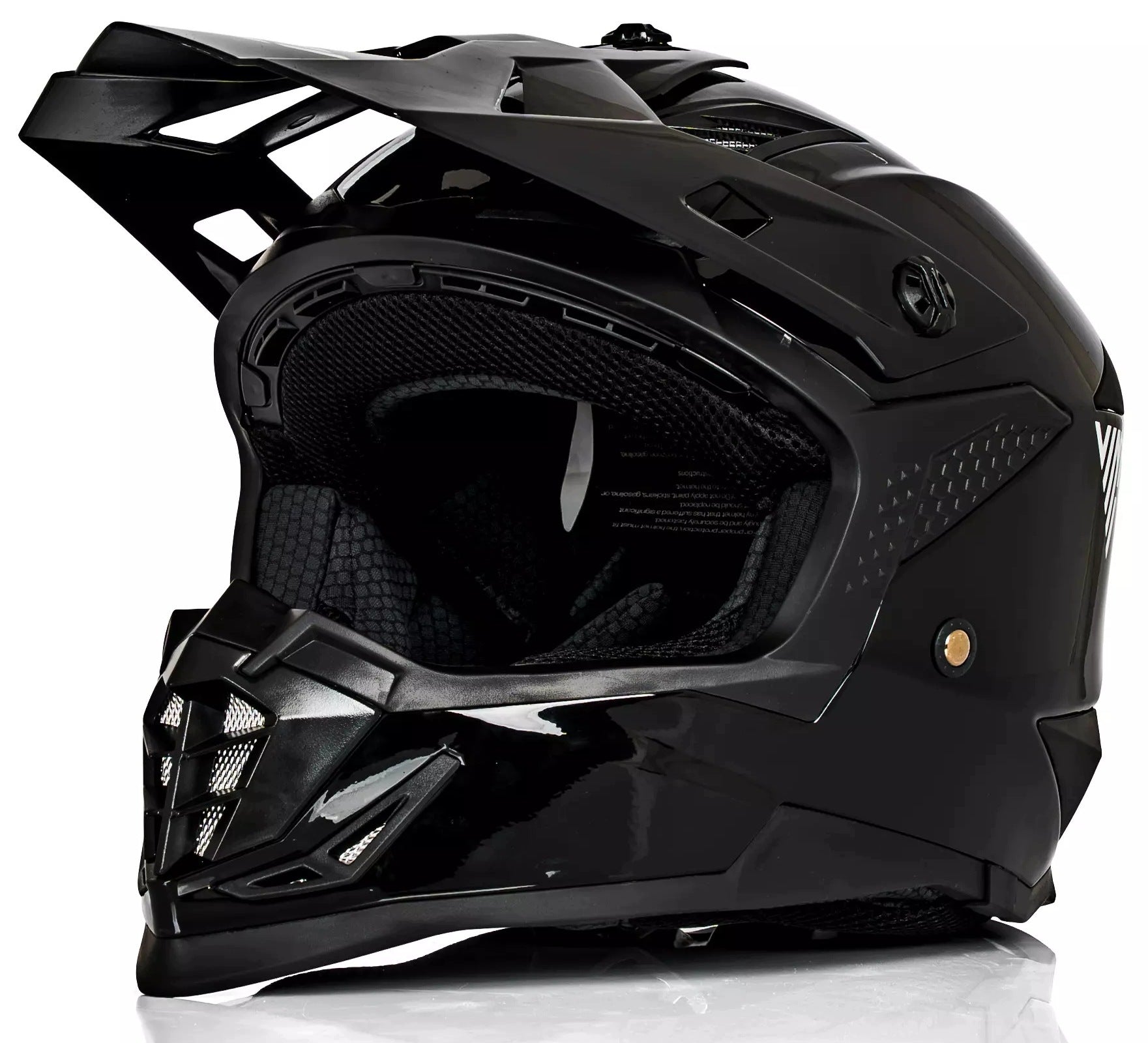 Enduro helmet VINI Slope black L 59-60 cm cross ls2 airoh ECE 22.06 mx