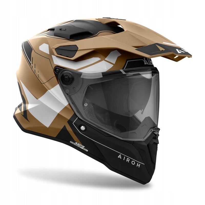 Enduro motorcycle helmet Airoh Commander 2 Reveal Sand Matt XXL Packaging status original
